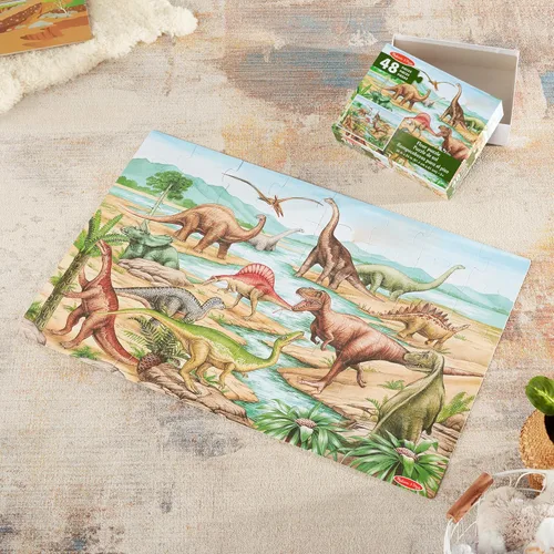 Miniatura 9 de Rompecabezas de dinosaurios (48 piezas, 2x3 pies)