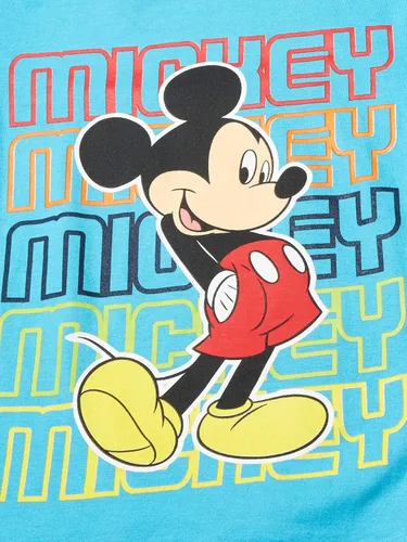 Miniatura 2 de Disney- Camisa de manga corta y pantalones cortos de malla de Mickey Mouse