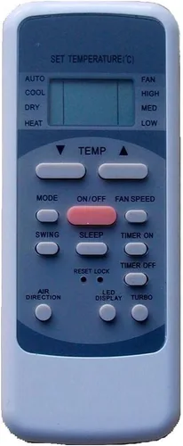 Miniatura 2 de Mando a distancia de aire acondicionado de repuesto compatible con Midea R51M E