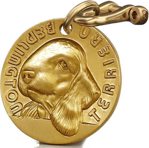 Miniatura 13 de Etiqueta de perro retro de cobre puro tridimensional con estampado de mascotas en relieve, etiquetas personalizadas para mascotas, etiquetas