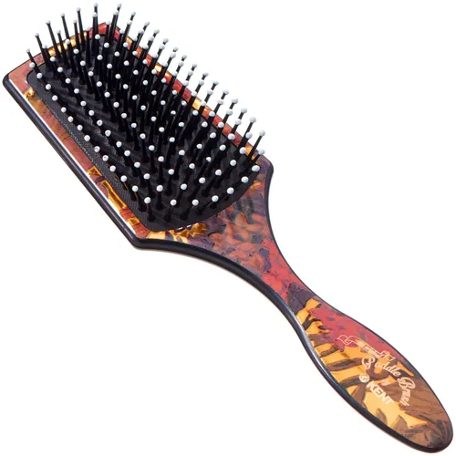 Miniatura 9 de Kent LPB1 - Cepillo de pelo acolchado de paleta grande, arreglar, desenredar y alisar estampado floral, el mejor cepillo diario para cabello medio a
