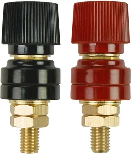 Miniatura 8 de Ampper M6 Terminales de Batería Remotos, Kit de Reubicación de Terminal de Batería con Puente de Poste de Batería de 12V 150A de 1/4" con Soporte
