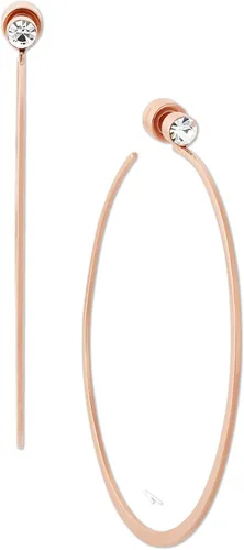 Miniatura 2 de Michael Kors - Arracadas de plata y oro rosa para mujer