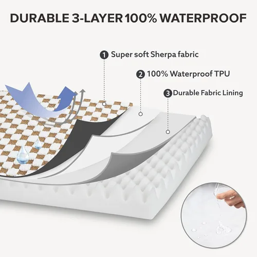Miniatura 4 de JOEJOY Cama para perro para perros grandes, cama ortopédica extra grande para perros con funda extraíble y lavable, cama de espuma con forma de caja