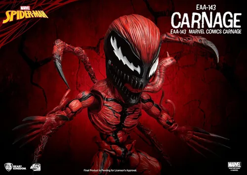 Miniatura 3 de Beast Kingdom Marvel Comics: Carnage EAA-143 Egg Attack Figura de acción, multicolor