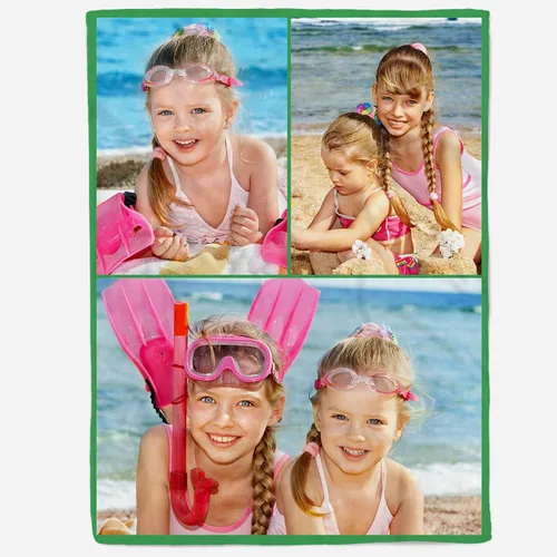 Miniatura 14 de Manta personalizada con collages de fotos, mantas personalizadas para familiares, amigos, perros o mascotas, utilizada como recuerdo y regalo, 1 1