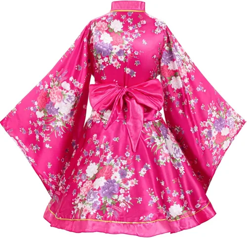 Miniatura 4 de Elibelle Juego de calcetines de seda plegables de seda para mujer, estilo kimono de anime japonés