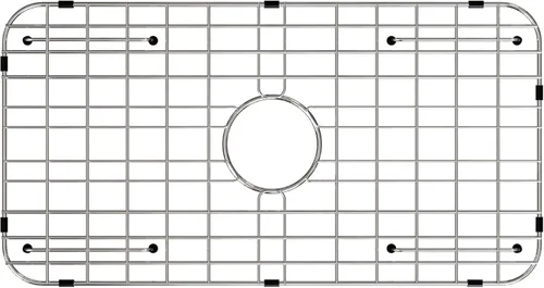 Rejilla de fregadero de acero inoxidable y protectores para la parte inferior del fregadero de cocina, protector de fregadero de 24 x 12 pulgadas