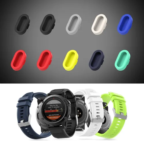Miniatura 6 de MoKo Tapón antipolvo compatible con Garmin Fenix 8/7/7S/7X/5/5S/5X/6/6S/6X/6 Pro/6S Pro/6X Pro/Forerunner 935/Vivoactive 4/Venu, paquete de 10