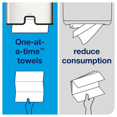 Miniatura 4 de Tork - Toalla de papel entredoblada H2, universal, 100% fibras recicladas, 16 x 250 toallas, MB540A