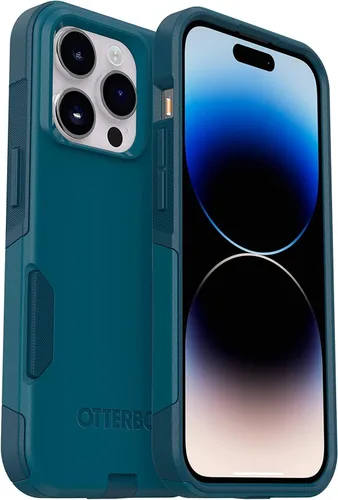 Miniatura 7 de OtterBox Commuter Series - Funda para iPhone 14 Pro (solamente), embalaje no minorista, color negro