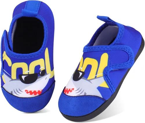 Miniatura 3 de KAKU NANU Zapatos de agua para niños y niñas, bonitos zapatos de natación de dibujos animados, calcetines de agua ligeros de secado rápido