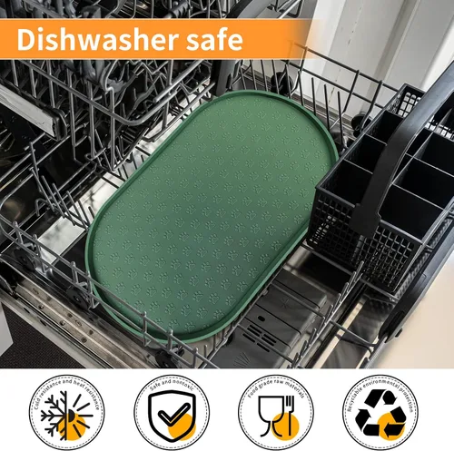 Miniatura 7 de KPWACD Mantel individual para mascotas para perros y gatos, antideslizante, impermeable, tapete para tazón de alimentación de perros para evitar