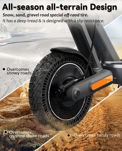 Miniatura 4 de 50/75-6 8.5x2.0 Reemplazo de neumáticos todoterreno para todos los neumáticos originales de 8.5 pulgadas, apto para Gotrax GXL V2 XR/Apex XL/G3