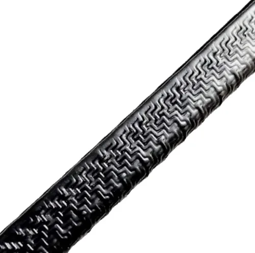 Miniatura 3 de Perfil de contorno pequeño de 0.375 pulgadas U de alto x 0.039 pulgadas a 0.093 pulgadas de rango de agarre, color negro, negro