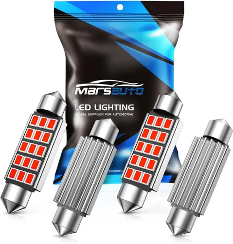 Miniatura 15 de Marsauto 578 bombillas LED extremadamente brillantes 400LM 2835 chipsets para interior LED, cúpula, mapa, puerta, bombillas 211-2 212-2 569 6411