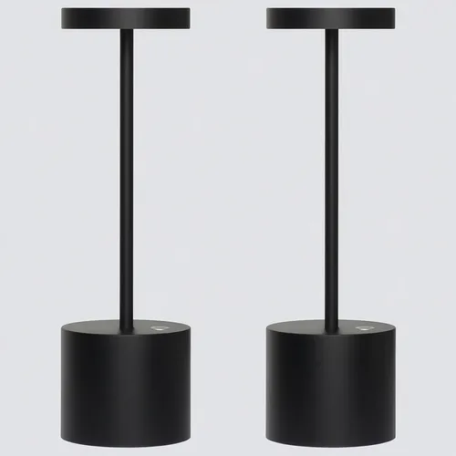 Miniatura 11 de Paquete de 2 Lámparas de Mesa Recargables Inalámbricas, 3 Temperaturas de Color y Regulable, IP54 Impermeable Operada por Batería, Luz LED Portátil
