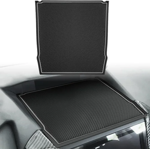 Miniatura 11 de Auovo Tapetes de Tablero Compatibles con Accesorios para Subaru Crosstrek 2012-2017 Forester 2014-2018 XV Impreza 2012-2016 Funda de Silicona