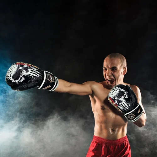 Guantes de boxeo para niños, hombres y mujeres – Guantes de boxeo de entrenamiento profesional – Muay Thai MMA, kickboxing bolsa pesada