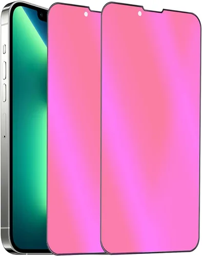 Miniatura 19 de Paquete de 2 Vidrio Templado Privacidad Anti-Luz Azul Compatible con iPhone X/iPhone XS/iPhone 11 Pro Espejo Protector de Pantalla Anti-Espía