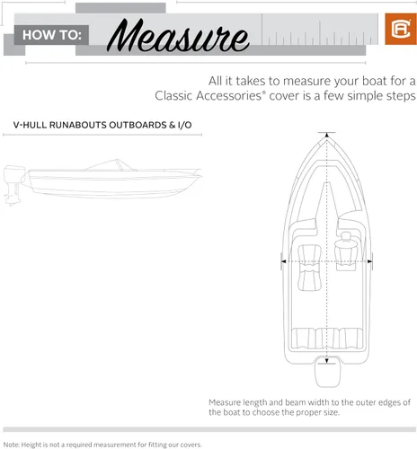 Miniatura 3 de Accesorios clásicos StormPro - Funda resistente para botes, se ajusta a botes de 17 pies - 19 pies de largo x 102 pulgadas de ancho