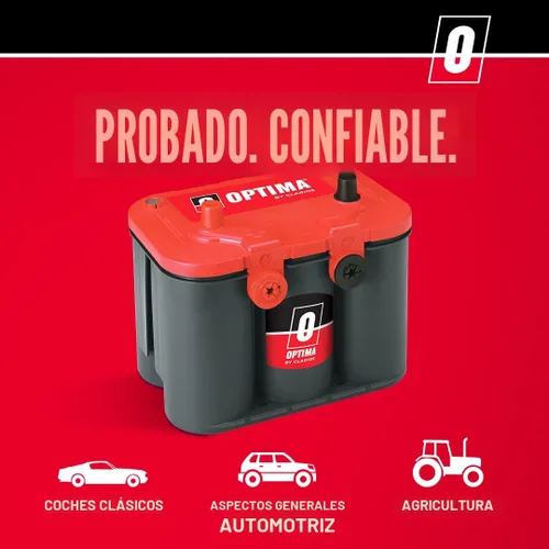 Miniatura 5 de Batería de arranque Optima 8004–003 34/78, Rojo