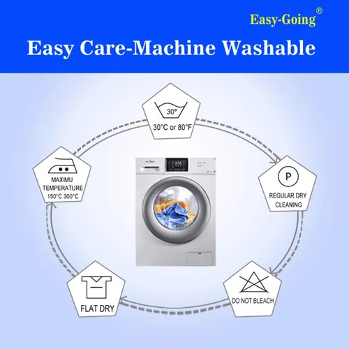 Miniatura 8 de Easy-Going - Funda para sofá, futón y sillón sin reposabrazos, reversible, resistente al agua, para mascotas y niños (azul oscuro/azul claro)