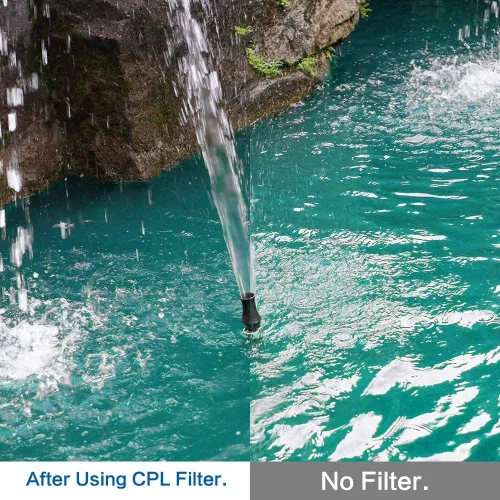 Miniatura 6 de Kit de filtro universal UV CPL FLD de 2.165 in Filtro de protección UV Filtro polarizador circular Filtro fluorescente con tapa de lente Reemplazo