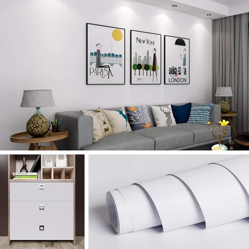 Miniatura 9 de Livelynine Papel Tapiz Azul Oscuro Despegar y Pegar Papel Tapiz para Gabinetes Impermeable Autoadhesivo Azul Marino Papel de Contacto para Gabinetes