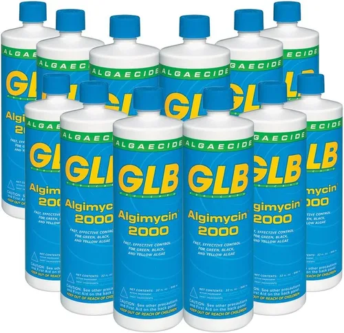 Miniatura 3 de GLB 71104A-02 Algimicina 2000 Algicida para piscinas, 1 cuarto de galón, paquete de 2