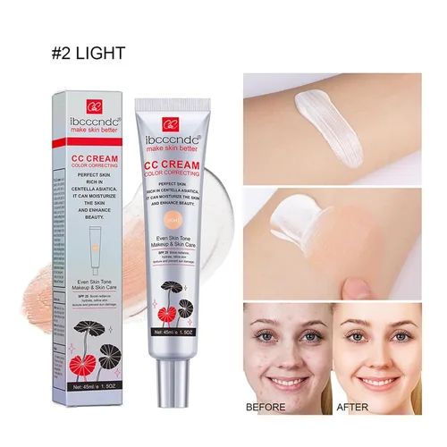 Miniatura 2 de Crema CC Hidratante con Centella Asiática - Base con Multiusos Pre-maquillaje, Hidratante Facial, Corrector, Protector Solar, Crema CC de Cobertura