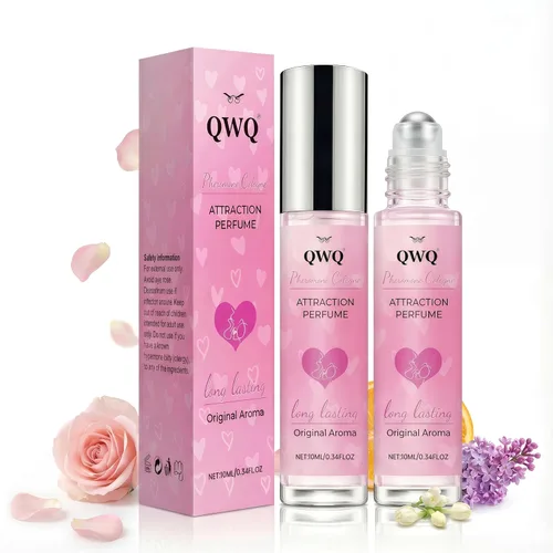 ] Perfume de feromonas para mujeres, perfume a base de aceite de larga duración para atraer hombres, colonia de aroma afrutado y floral, fragancia