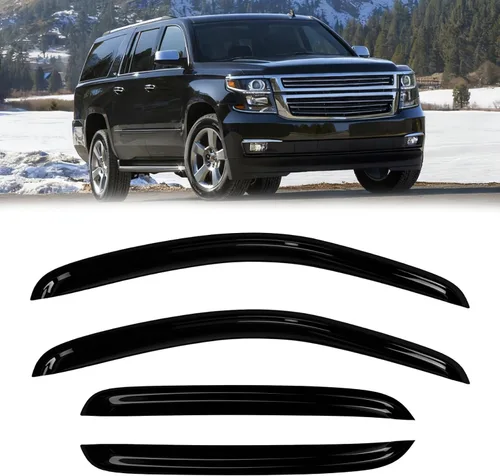 Miniatura 35 de Protectores de lluvia de ventana para Ford F150 SuperCab 2004-2014 2 piezas deflector de ventana para 09-14 F-150 con 2 puertas delanteras