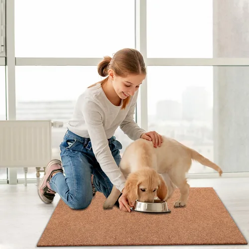 Miniatura 6 de AAZZKANG Paquete de 2 tapetes de bienvenida para interiores y exteriores con parte trasera antideslizante, multiusos, ultra absorbe el barro, fácil