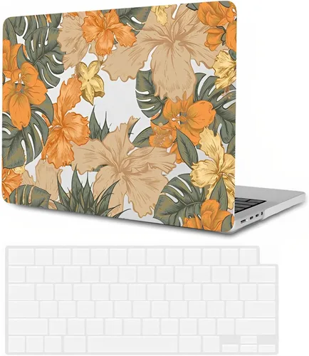Miniatura 17 de Funda para MacBook Pro 14 2023 M2 A2779 A2442 M1 Pro/Max, Carcasa Protectora de Plástico Duro para Laptop y Cubierta para Teclado, Tablero de Damas
