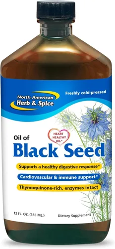 Miniatura 10 de North American Herb & Spice Aceite de semilla negra, 8 onzas líquidas, apoyo cardiovascular, digestivo e inmunológico, contiene aceite de orégano