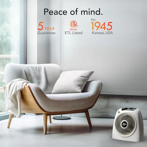 Miniatura 6 de Vornado AVH10 (2025) Calentador de espacio para el hogar, opción solo ventilador, pantalla digital con termostato ajustable, características