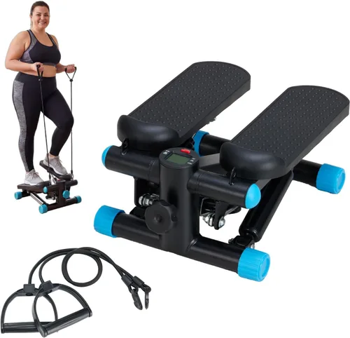 Miniatura 12 de NEWBULIG Mini paso a paso para ejercicio en casa, máquina de escalones para gimnasio en casa, portátil, para entrenamiento de cuerpo completo