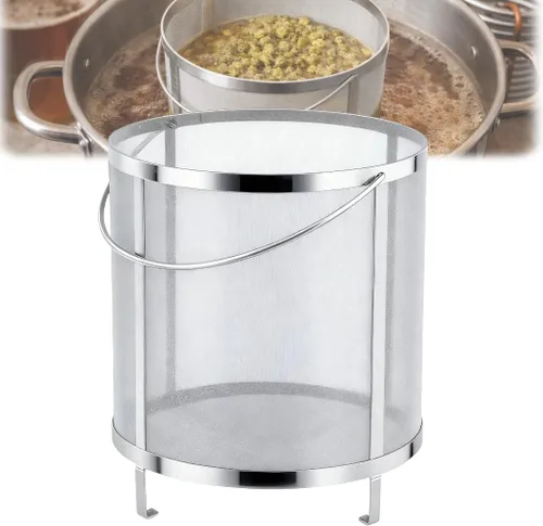 Miniatura 9 de Gekufa Hop Filter - Filtro de acero inoxidable 304 de 300 micras, 11.8 x 12.2 pulgadas, colador seco de lúpulo para cerveza casera, cerveza, vino