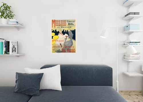 Miniatura 4 de Póster de Moulin Rouge Toulouse Lautrec Prints Dance Paris Vintage Nouveau francés Cool Wall Art Poster 24x36