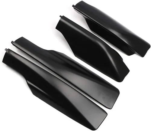 Miniatura 10 de Accesorios de coche negro brillante rieles de portaequipajes tapa de protección de extremo cubierta para Toyota Highlander 2008-2013
