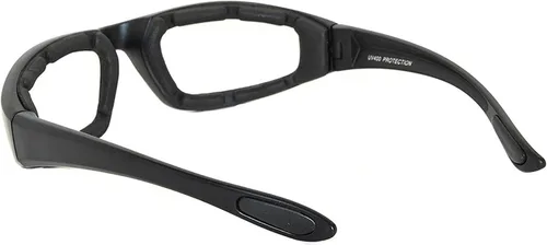 Miniatura 4 de OWL Gafas de espuma acolchadas para motocicleta, lente transparente con espejo ahumado