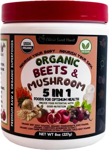Miniatura 5 de Cherie Sweet Heart USDA - Jugo de granada orgánico en polvo, 8 onzas, polvo de fruta natural, sin azúcar ni aditivos, gran sabor para bebidas