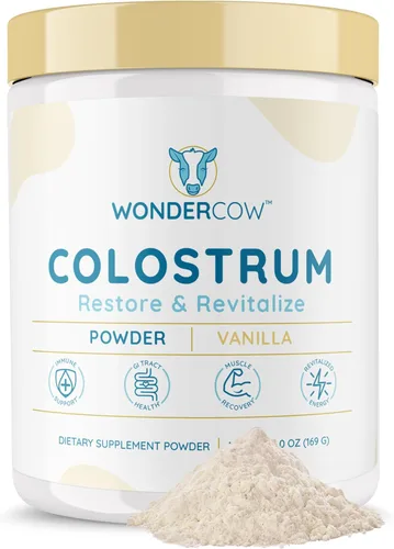 Miniatura 15 de WONDERCOW Polvo de Suplemento de Calostro para la Salud Intestinal, Apoyo Inmunológico, Recuperación Muscular y Bienestar Superalimento Natural