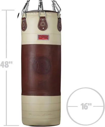Miniatura 2 de Ringside Heritage - Bolsa pesada de boxeo de cuero genuino de 90 libras