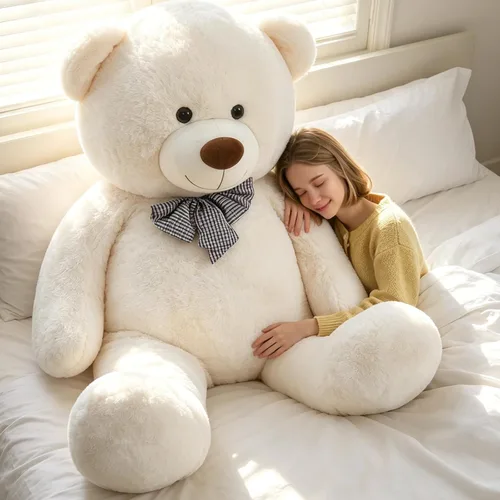 Miniatura 26 de Toys Studio - Adorable oso de peluche gigante, de 36 pulgadas, color gris, felpa suave, para novias y niñas Azul