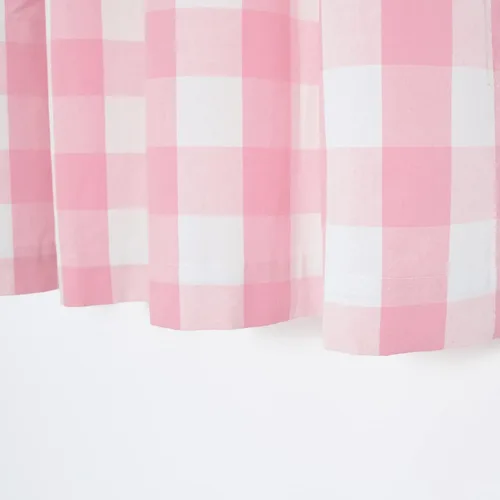Miniatura 22 de Cenefas de cortina para ventana de 16 pulgadas de largo, 2 paneles de cuadros búfalo, cortinas pequeñas con bolsillo para barra, estilo clásico