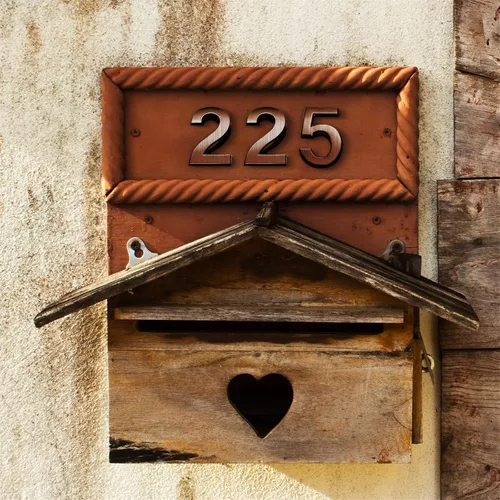Miniatura 3 de 20 piezas de números de buzón para casa al aire libre 0-9, señales de puerta y habitación autoadhesivas, etiquetas de número de dirección para pared