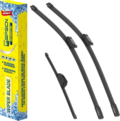 Miniatura 27 de GSPSCN 2 limpiaparabrisas de repuesto para Cooper R55, R56, R57, 2013, 2014, 2015, 19 + 18 pulgadas (juego de 2)