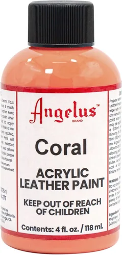 Miniatura 55 de Angelus - Pintura acrílica para cuero, 4 Fl Oz, color blanco - Pintura para cuero profesional flexible, resistente a grietas, arañazos